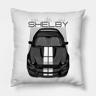 Shelby GT350 - Black & White Pillow