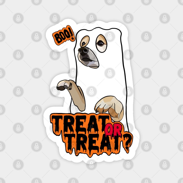 Spooky Shiba Inu Magnet by X-TrashPanda