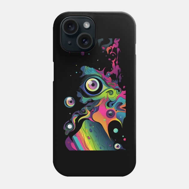 Trippy Eyeballs Series #1 Phone Case by MindGlowArt