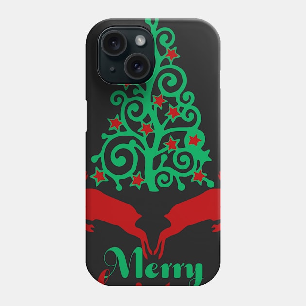 Merry Christmas Phone Case by variantees