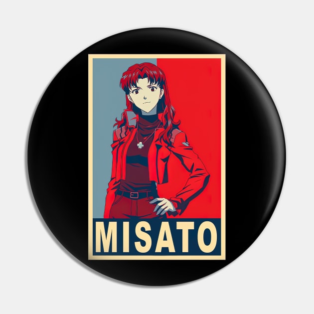 Misato Katsuragi Vintage Pin by eldridgejacqueline