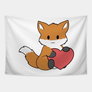 Fox Heart Tapestry