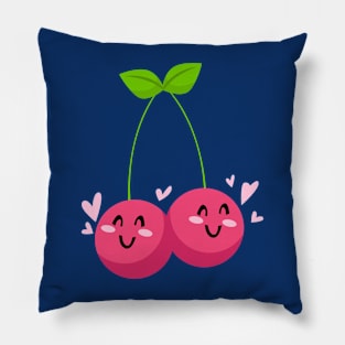 Cute Cherry Art Design Pillow