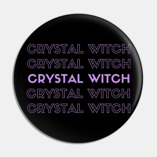 Crystal Witch Pin