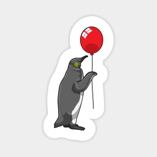 Penguin with Balloon Magnet