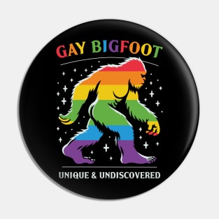 Gay Bigfoot, Unique & Undiscovered Pin