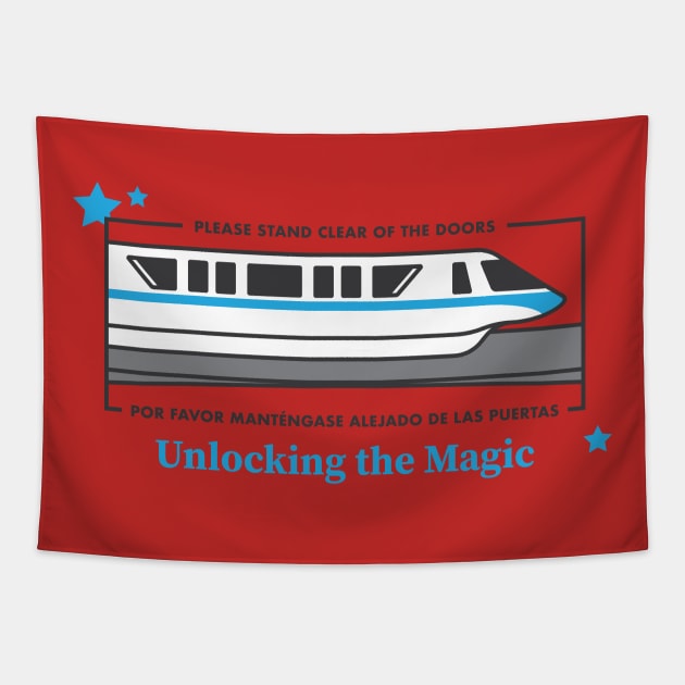 Monorail Tapestry by Unlocking The Magic