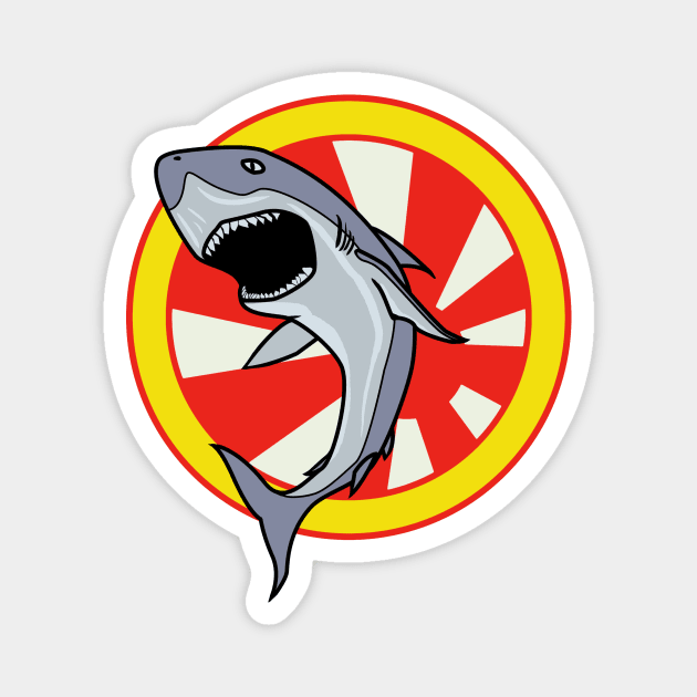 Japanese shark Magnet by Rebelllem