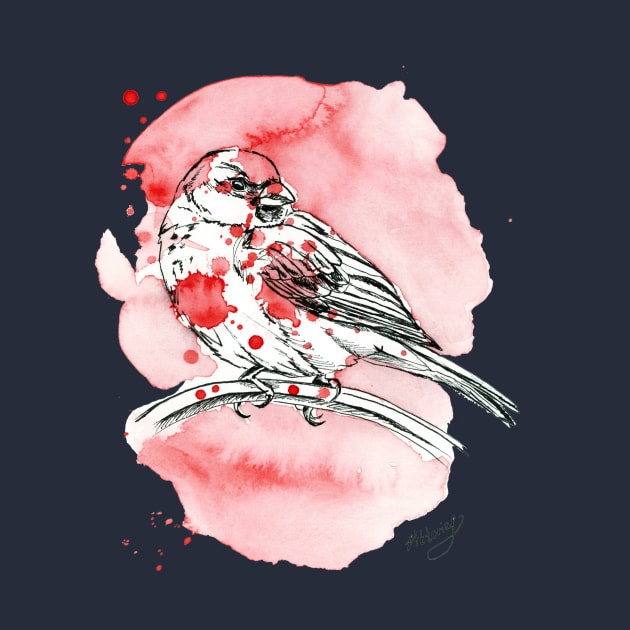 Sparrow by Viktoria Love Art