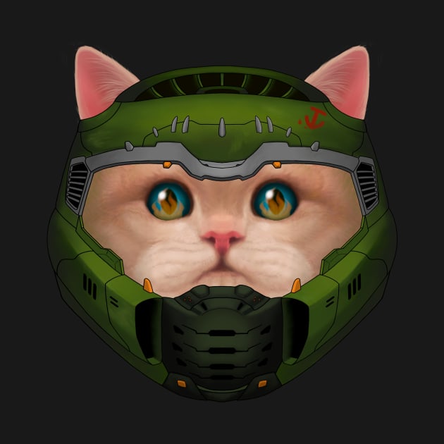 Doom cat by Cooltist