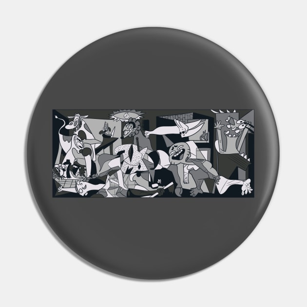 Guernica Cartoon Pin by aStro678