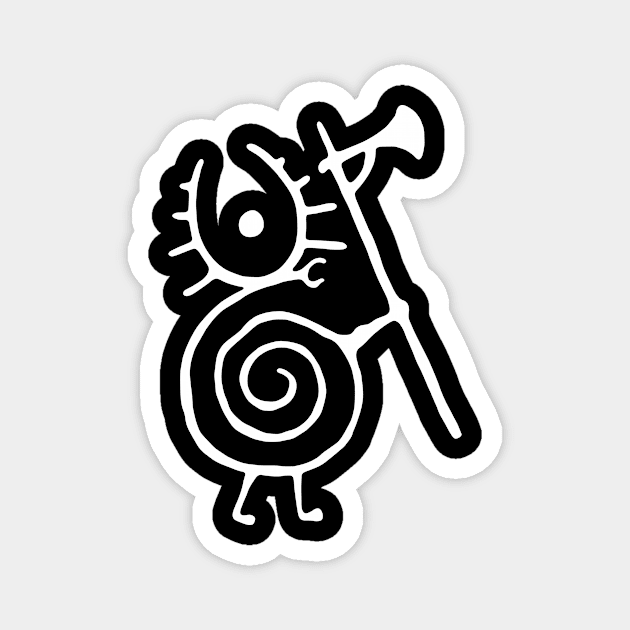 WARRIOR SNAIL Magnet by chancgrantc@gmail.com