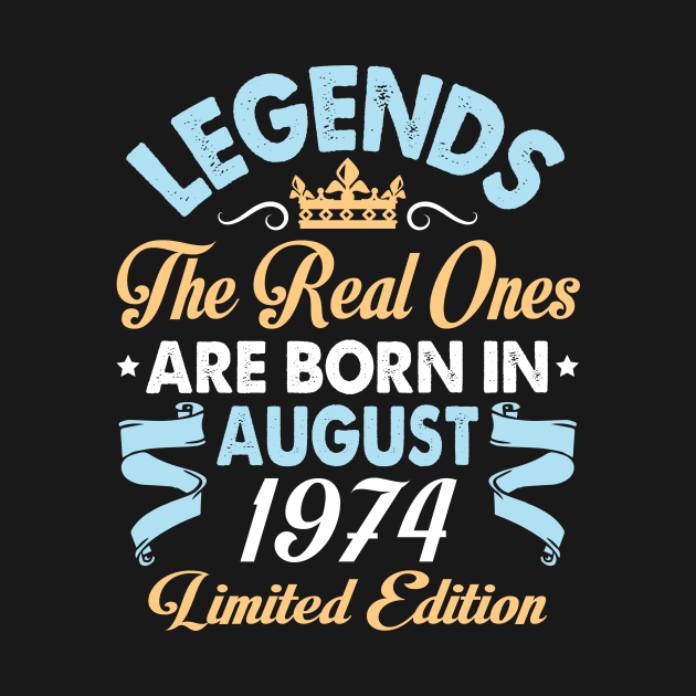 Legends The Real Ones Are Born In August 1964 Happy Birthday 56 Years Old Limited Edition by bakhanh123