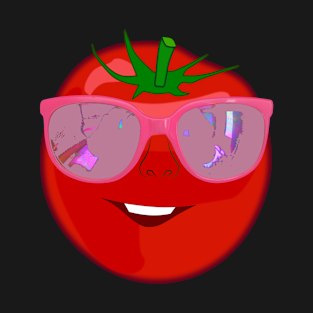 Coole Tomate mit Sonnenbrille T-Shirt