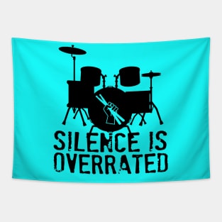 Silence is Overrated Tapestry