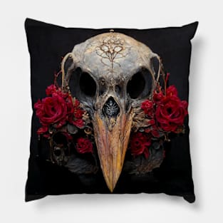 The dark raven Pillow
