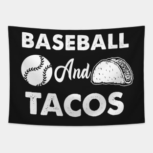 Baseball And Tacos Tapestry