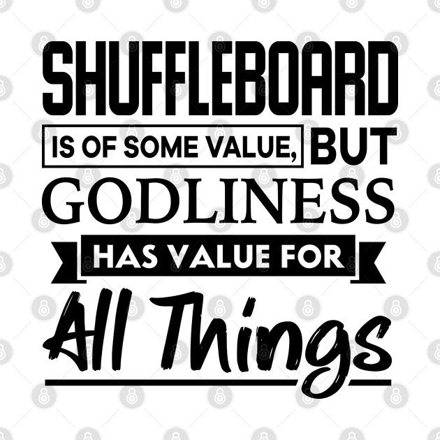 Shuffleboard is of some value Christian by thelamboy