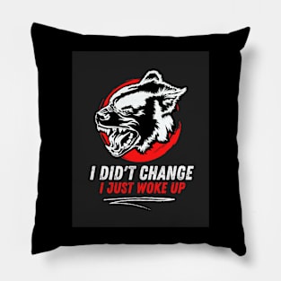 Wolf quote Pillow