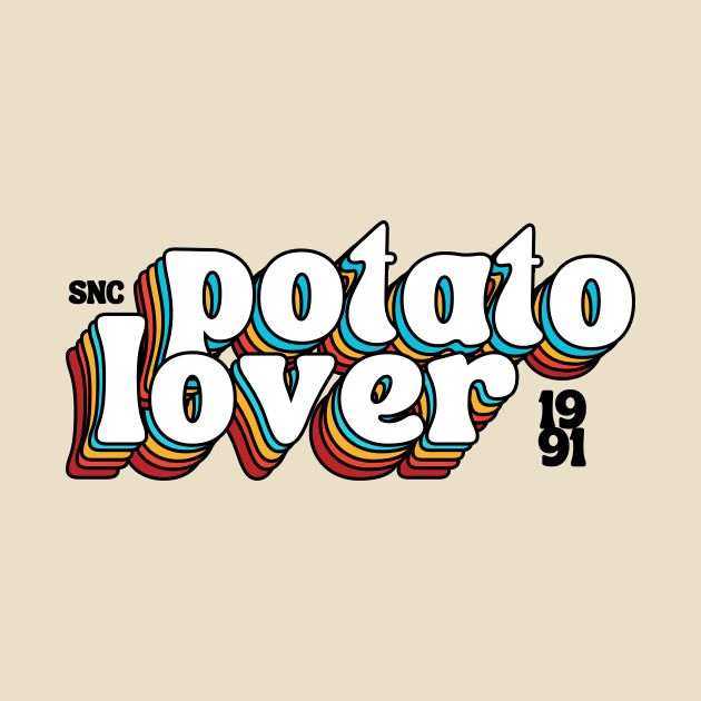 Potato Lover Retro Potato by DesignArchitect