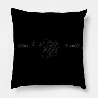 FILMMAKER APPAREL | BNC HEARTBEAT HELL | FILM CREW APPAREL Pillow