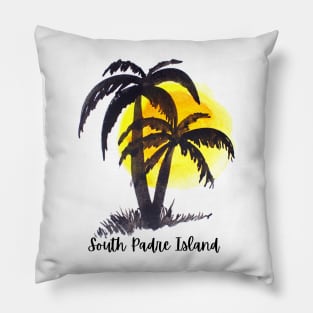 South Padre Island Sun Palms Pillow