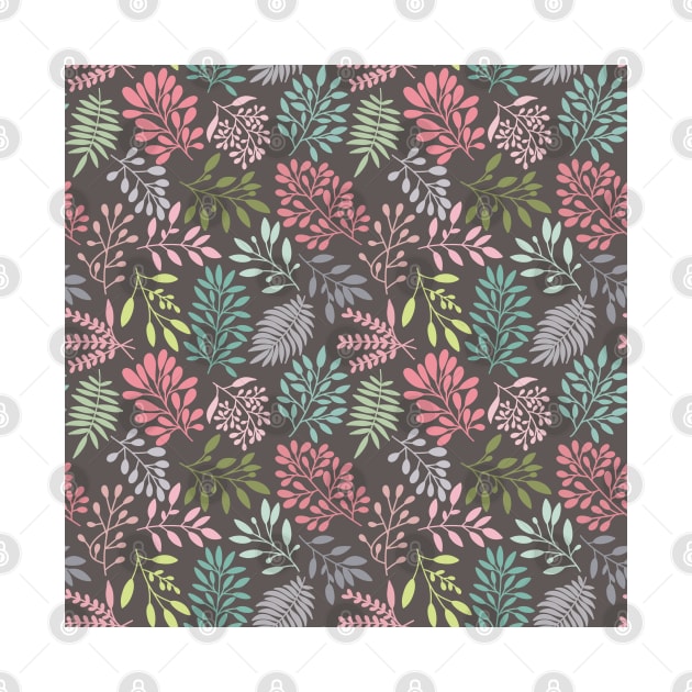 Little Leaves Pattern. by Shine Design Blossom