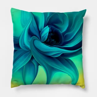 Blue Flower Pillow