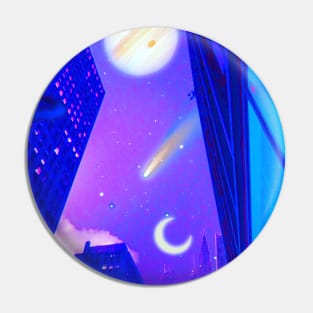 City Night Jupiter Pin