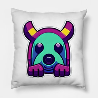 Adorable Creature Craziness Unleashed Pillow