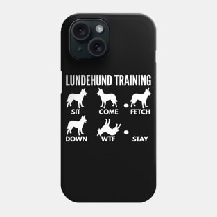 Lundehund Training Norwegian Lundehund Tricks Phone Case