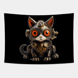 Cat Halloween Steampunk for Cat Lover Tapestry