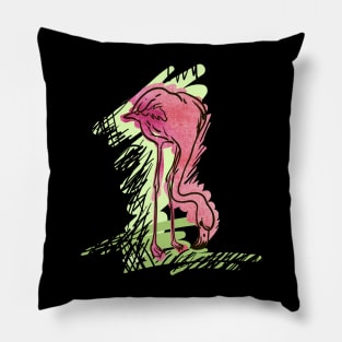 Phoenicopterus #6 Pillow