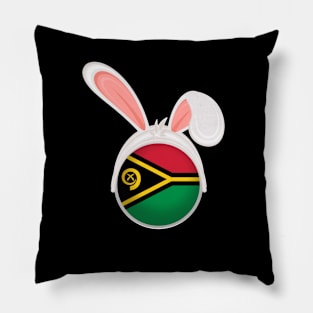 happy easter Vanuatu bunny ears flag cute designs Pillow