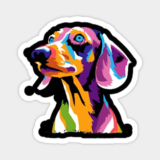 Dachshund Pop Art - Dog Lover Gifts Magnet