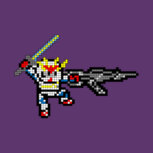 8 Bit Gundam T-Shirt