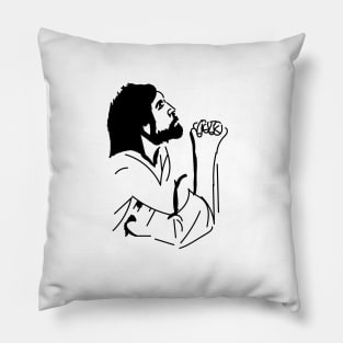 Jesus Praying Pillow