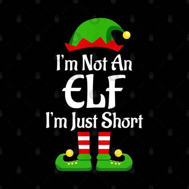 I'm Not An Elf Family Christmas Pjs Matching Men Women Kids by Jsimo Designs