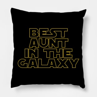 Best Aunt in the Galaxy Pillow