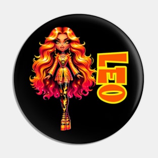 Leo Szn Dollz Zodiac Birthday Baddie Anime Pin