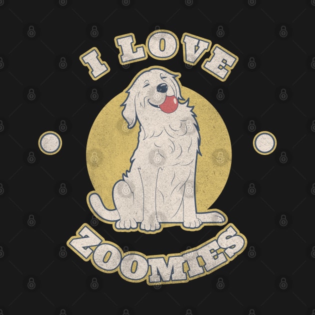 I love zoomies dog pet puppy pup typography logo | Morcaworks by Oricca