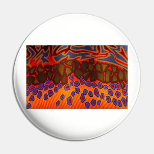 Brook Trout Camo Texture Pin