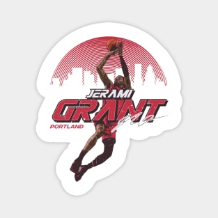 Jerami Grant Portland Skyline Magnet