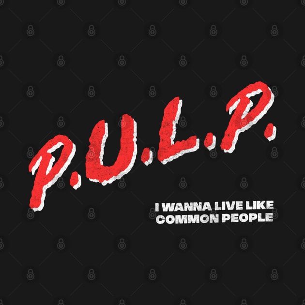 Pulp // 90s Music Fan Original Design by DankFutura