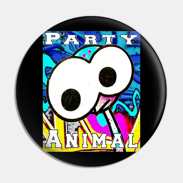 party Animal Emu Graffiti Art 7 Pin by LowEndGraphics