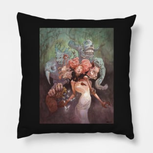 The Fanglehorn Troupe Pillow
