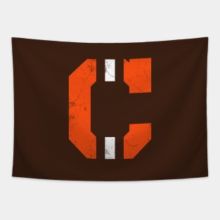 Cleveland C, vintage - brown Tapestry