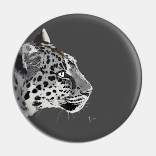 Wise Leopard Pin