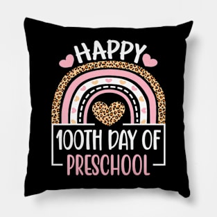 100Th Day Of Preschool 100 Days Of School Teacher Pillow