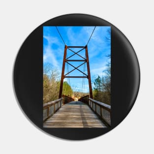 Cable Bridge at Ivy Creek Greenway Pin